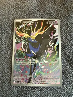 Pokemon TCG Xerneas Illustration Rare Full Art Holo HP130 091/086 Chaos Rising - Image 4