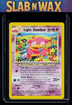 Pokemon tcg Neo Destiny Light Slowbro #051/105 - Image 1