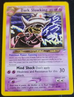 Dark Slowking # 20/105 Neo Destiny Set Pokemon Trading TCG Rares Game Cards NM - Image 1