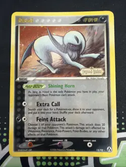 Pokemon TCG Absol 15/92 EX Legend Maker Holo Stamped - Image 1