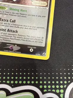 Pokemon TCG Absol 15/92 EX Legend Maker Holo Stamped - Image 4