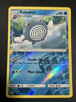 Poliwhirl 31/149 Reverse Holo Uncommon Sun & Moon Pokemon Card - Image 1