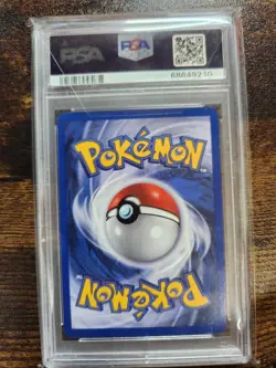 Rainbow Energy Holo 17 1st Edition Rocket Pokemon PSA 8 - Image 2