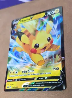 Pikachu V SWSH285 Sword & Shield Promo Card Near Mint Condition - Image 3