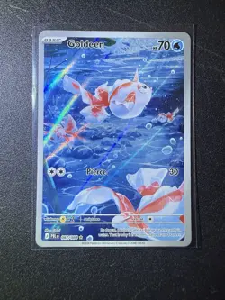 Pokemon TCG Goldeen 087/084 ME05: Pitch Black Illustration Rare Full Art - Image 1