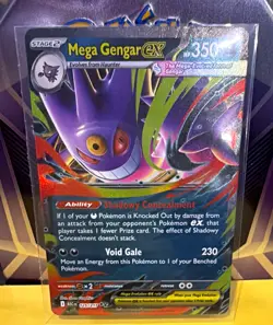Pokemon Mega Gengar EX 125/217 Holo MINT FAST FREE SHIPPING🔥💨📫 - Image 1