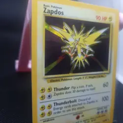 Zapdos 16/102 Holo Rare Base Set Unlimited Pokemon TCG Lightly Played W.O.T.C - Image 3