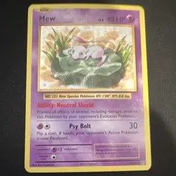 Pokemon Mew 53/108 Evolutions Holo Rare 2016 English 40 HP Basic - Image 1
