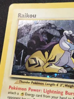 Raikou 13/64 Neo Revelation Holo Rare Unlimited WoTC Pokemon 2000 - Image 3