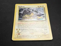 Raikou 13/64 Neo Revelation Holo Rare Unlimited WoTC Pokemon 2000 - Image 5