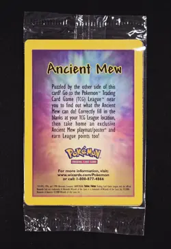Ancient Mew Pokemon The Power Of One Movie 2000 Promo Rare New Factory Sealed - Image 2