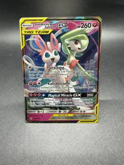 Pokemon TCG - Gardevoir & Sylveon GX 130/214 Unbroken Bonds TAG TEAM Holo NM - Image 1