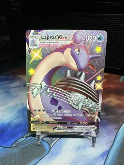 Lapras VMAX SV111/SV122 Holo VMAX Rare Shining Fates Shiny Vault Pokemon NM - Image 1