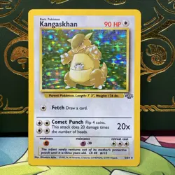 Kangaskhan 5/64 Jungle Unlimited HOLO LP WOTC 1999 Pokemon - Image 3