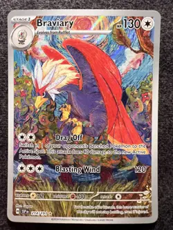 Braviary 214/191 Holo Illustration Rare Pokemon Card NM - Image 1