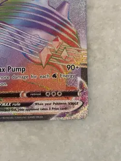 Pokemon TCG Lapras VMAX 203/202 Swsh01 Sword & Shield Secret Rare Holo EN - Image 3