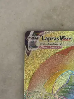 Pokemon TCG Lapras VMAX 203/202 Swsh01 Sword & Shield Secret Rare Holo EN - Image 5