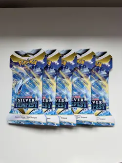 Pokemon TCG Silver Tempest Sleeved Booster Packs (x5) New & Sealed - Image 1