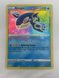 Kyogre - Holo SWSH45 Shining Fates 21/72 NM Pokemon - Image 3