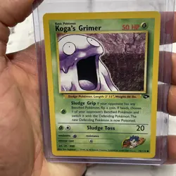 Koga's Grimer 78/132 - Gym Challenge - VINTAGE WOTC POKEMON CARD - NM Nintendo - Image 1
