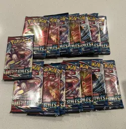 Lot of 15x Pokemon TCG Battle Styles Sealed Booster Pack English 2021 - Image 1