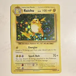The Pokemon Company Raichu 36/108 Evolutions Holo Rare Holo Eng 2016 100 HP - Image 2