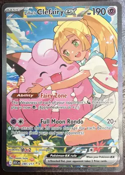 Lillie's Clefairy ex 280/217 Ascended Heroes Pokemon Holo NM - Image 1