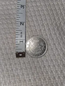 Vintage Pokemon Pikachu Metal Coin #25 2000 Nintendo Wizards - Image 3