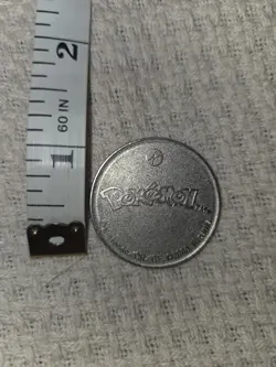 Vintage Pokemon Pikachu Metal Coin #25 2000 Nintendo Wizards - Image 4
