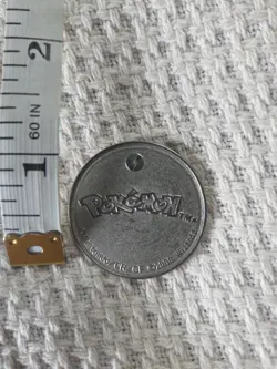 Vintage Pokemon Pikachu Metal Coin #25 2000 Nintendo Wizards - Image 5