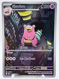 Slowbro 090/084 Pokemon TCG Pitch Black Illustration Rare Holo NM - Image 1