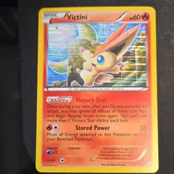 Pokemon Victini Legendary Treasures 23/113 Holo Rare Basic TOMOKAZU KOMIYA - Image 1