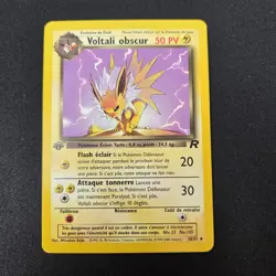 POKEMON VOLTALI OBSCUR FRENCH Dark Jolteon 1ST EDITION CARD 38/82 MP - Image 1