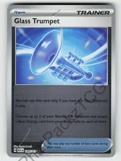 Glass Trumpet 189/217 Ascended Heroes C Reverse Holo NM/M Pokemon - Image 1