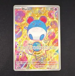 Nintendo Pokemon TCG SV03 Obsidian Flames Marill Pokemon IR Holo EN 232/217 - Image 1