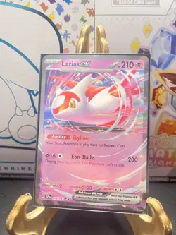 Pokemon TCG Latias EX Surging Sparks Scarlet & Violet Double Rare Card 76/191 NM - Image 1
