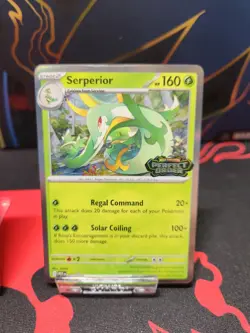 Serperior Perfect Order Stamped Promo MEP 064 Black Star Promo LP Pokemon TCG - Image 1