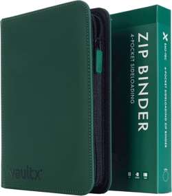 Vault X 4 Pocket Zip Binder, 160 Cards, Exo-Tec Material, 20 Side-Loading Pages 7445035837857 - Image 1
