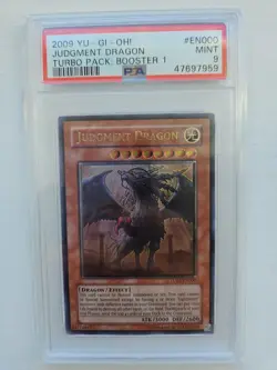 BUNDLE- Yugioh Judgement Dragon Ultimate Rare Graded PSA 9 + triple tactics - Image 1