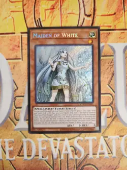 Maiden of White Secret Rare SDWD-EN041 Structure Deck NM Yugioh - Image 1
