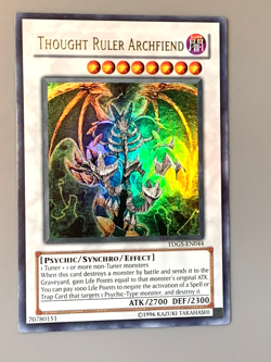 yugioh Thought Ruler Archfiend TDGS-EN044 Ultra Rare Unlimited Edition near mint - Image 1