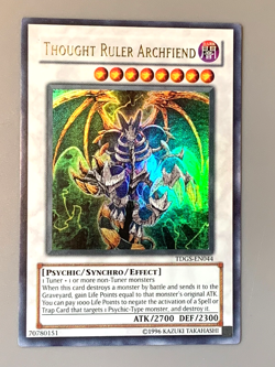 yugioh Thought Ruler Archfiend TDGS-EN044 Ultra Rare Unlimited Edition near mint - Image 2