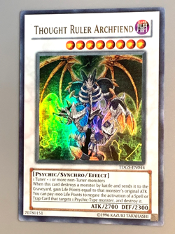 yugioh Thought Ruler Archfiend TDGS-EN044 Ultra Rare Unlimited Edition near mint - Image 3