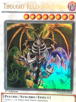 yugioh Thought Ruler Archfiend TDGS-EN044 Ultra Rare Unlimited Edition near mint - Image 4