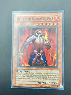 Rise of Destiny Yu-Gi-Oh! TCG Thestalos the Firestorm Monarch RDS-EN021 - Image 1