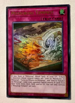 x1 Mitsurugi Tempest - L26D-ENM21 - Ultra Rare - 1st Edition Yu-Gi-Oh! M/NM - Image 1