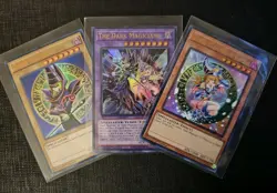 The Dark Magicians Dark Magician Dark Magician Girl Ultra Rares YUGIOH! - Image 1