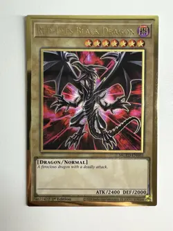 Red-Eyes Black Dragon - MGED-EN003 Premium Gold Rare 1st Edition LP - Image 1