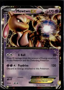 Mewtwo EX Holo Promo Black and White Promos BW45 LP - Image 1