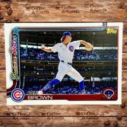 2025 Topps Series 2 SSP CASE HIT Golden Mirror Image #673 Ben Brown - Cubs - Image 1